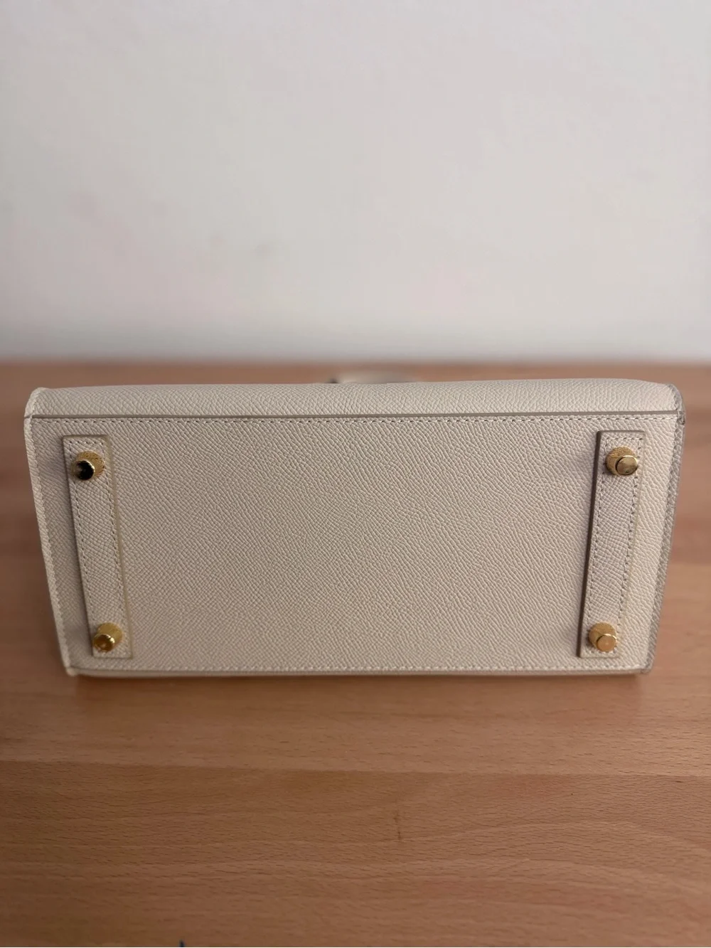 Epsom Craie white GHW Sellier Birkin 25